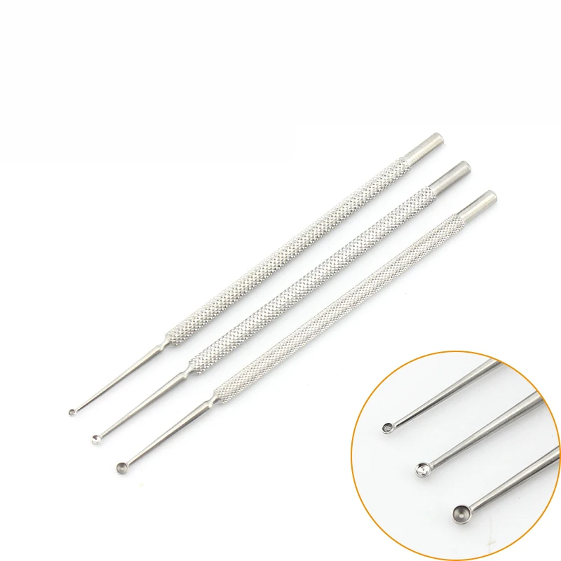 Titanium/Stainless Steel Forceps Chalazion Curette Micro ophthalmic Eye Surgical Instrument