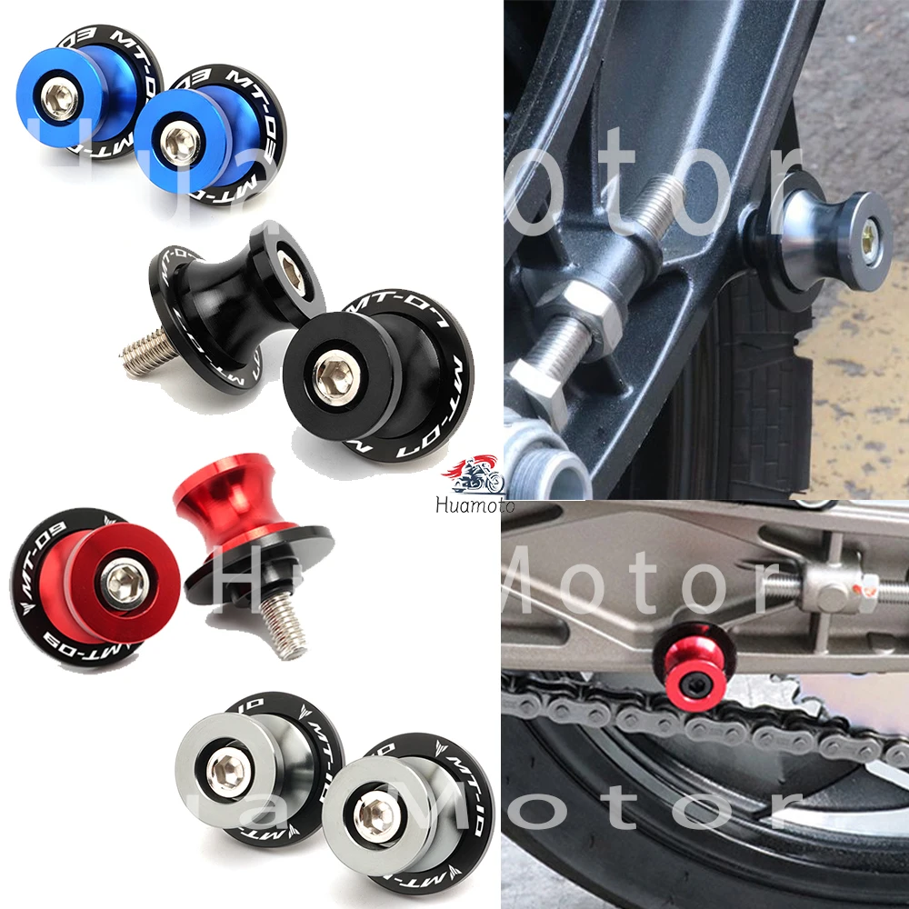 

Для YAMAHA MT 03 07 09 10 MT-03 MT-07 MT-09 MT-10 катушки маятника ползунки подставка винты аксессуары для мотоциклов с ЧПУ M6