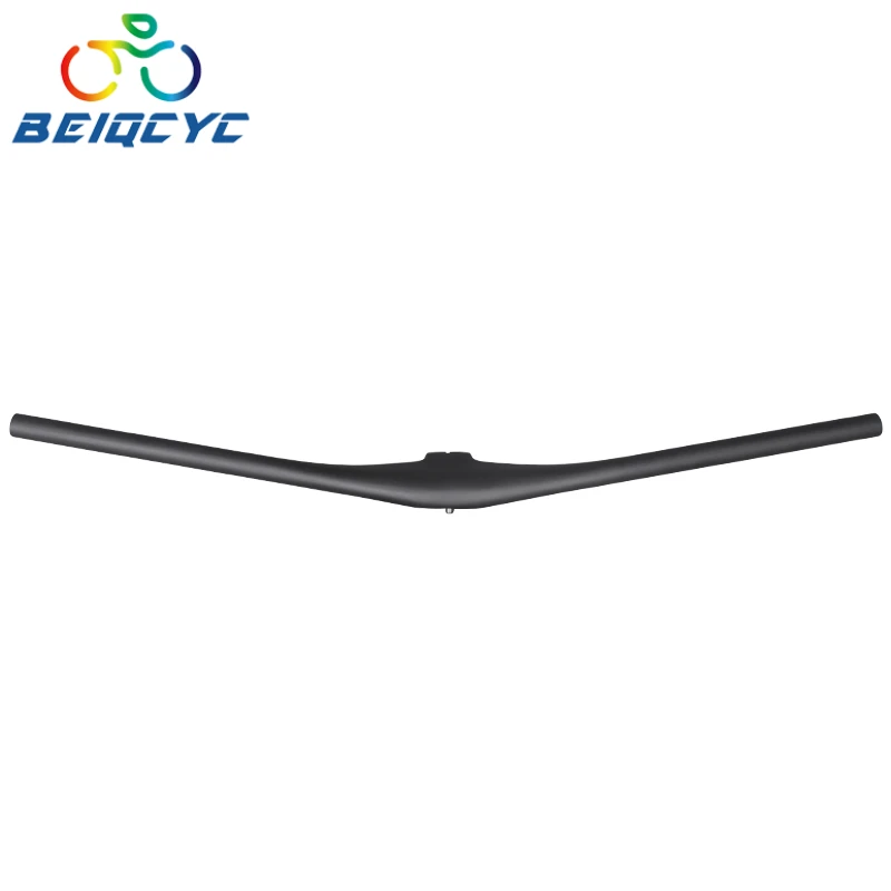 Integrated handlebar carbon 800mm 7 Degrees road bike handlebar carbon One-shaped Integrated Flat Bar