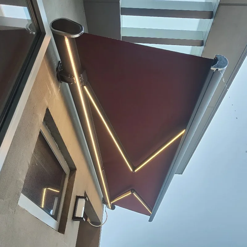 

Easily Assembled Outdoor Retractable Sun Protection and Rainproof Balcony Canopy Full Cassette Awnings