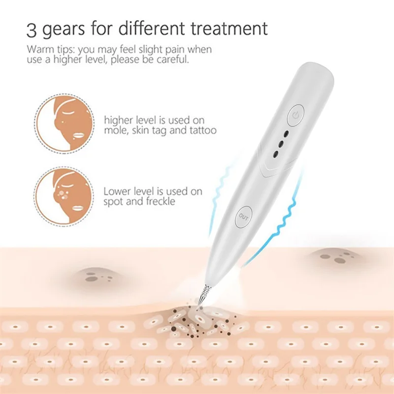 Plasma Pen Laser Pointer Papilloma Warts Mole Pimples Tattoo Removal Skin Tag Blackhead Remover Skin Care Beauty limpieza facial