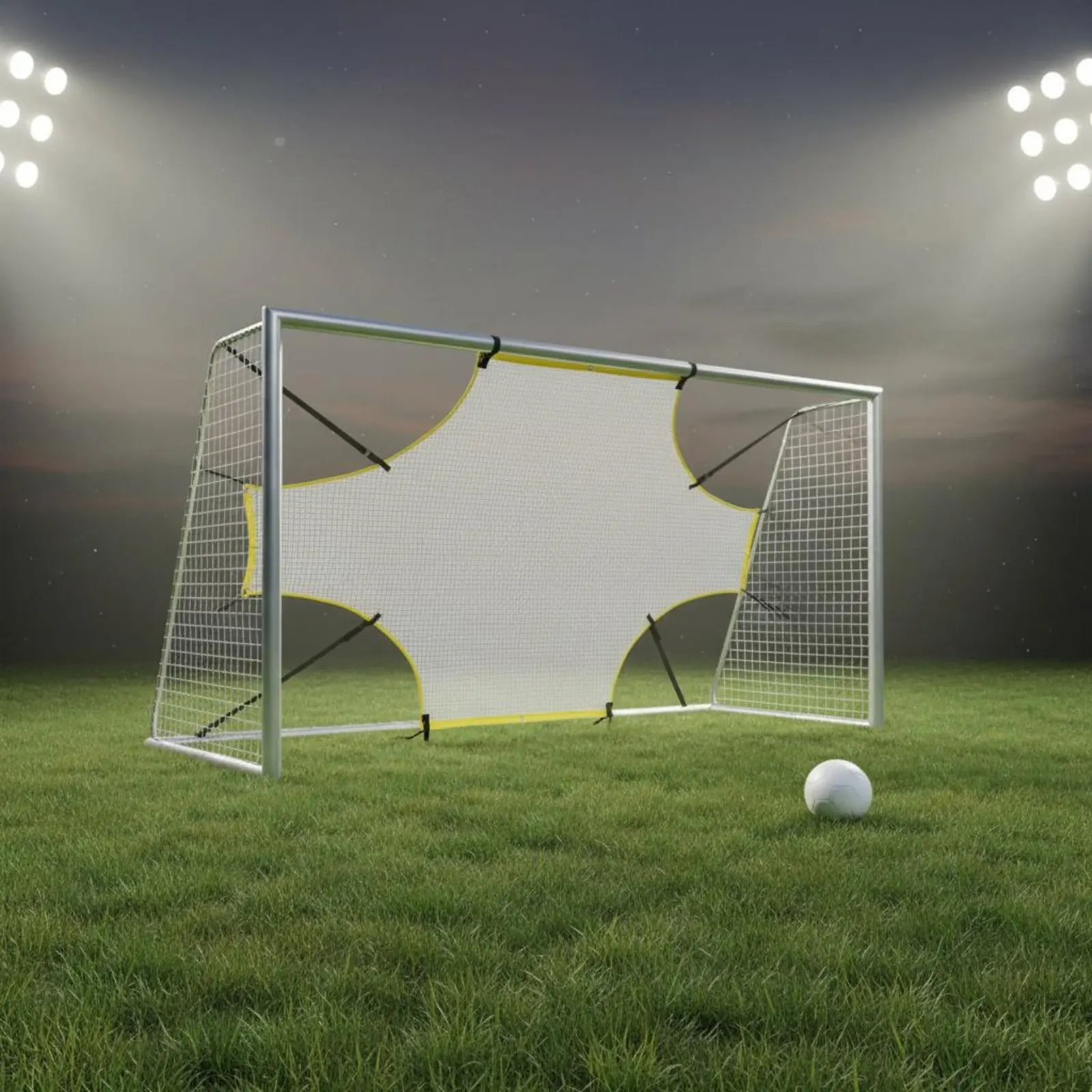 

Futbol Net Target Net Multiple Sizes Sport Scoring Instructor Net Target Sheet Easy to Set Up Sports Training Equipment