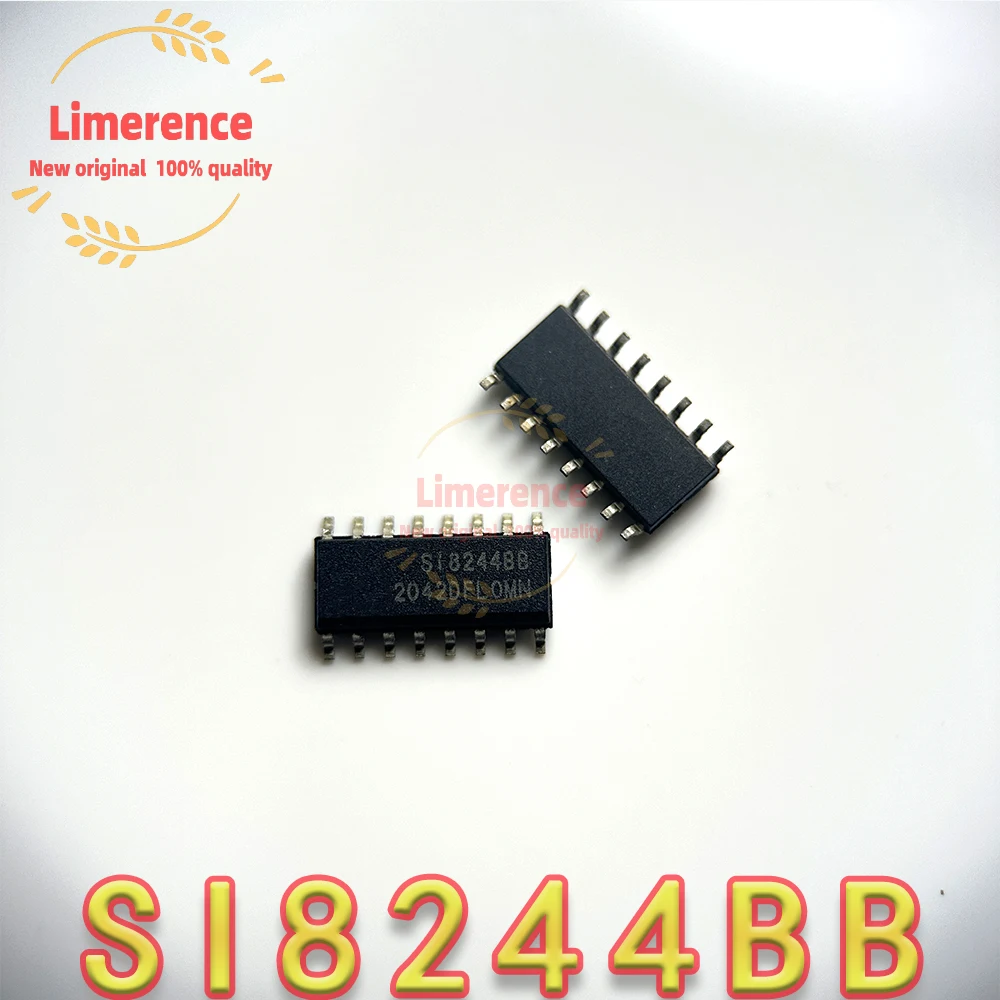 1 PCS SI8244BB SI8244BB-D-IS1R SI8244 SOP-16 integração IC autêntica