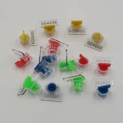 20pcs Easy to Use Water&Electric Meter Seal Lead Seal Anti-theft Without Wire Button Shape Red  Yellow Blue Green