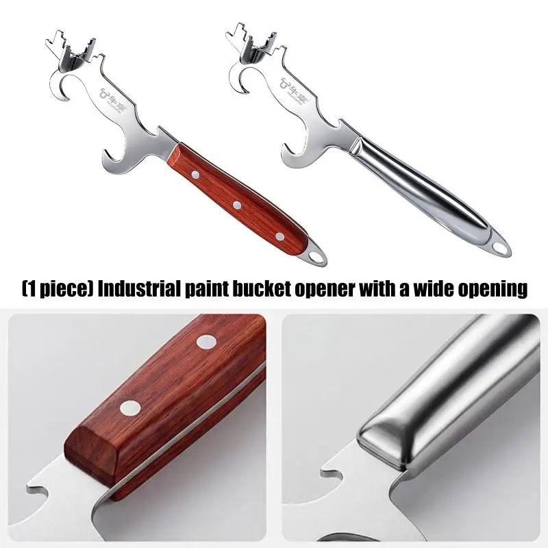 Trommel Bung Opener Bung Werkzeug Multifunktions Flasche Abdeckung Eimer Edelstahl Eimer Deckel Schlüssel Manuelle Dosen Eimer – Detail 10