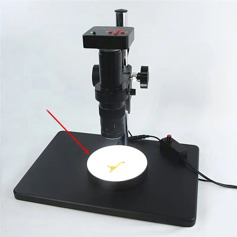 135Mm Microscope LED Bottom Round Light Lamp EU Plug