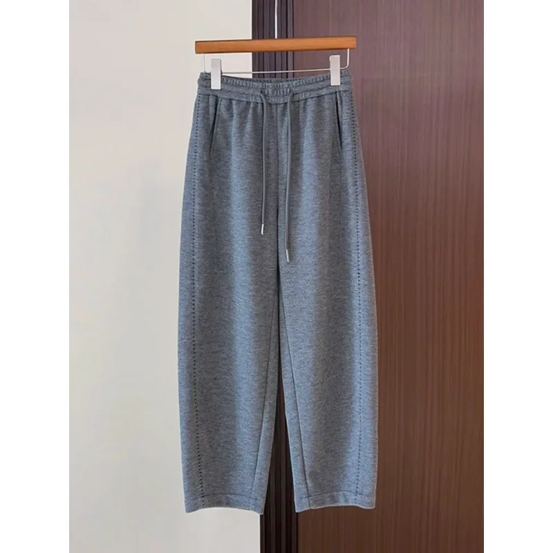 

Harem Pants for Women, and Winter Slimming Loose Woolen Pants, Nine Points, Heightening and Draping Effect, Sp