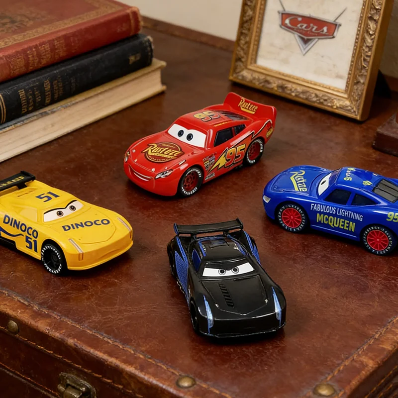 

Набор из 4 машинок Disney Pixar: Молния МакКуин, Джексон Сторм, Круз Рамирес. Игрушки-машинки с инерционным механизмом. Отличный подарок для детей на праздник.