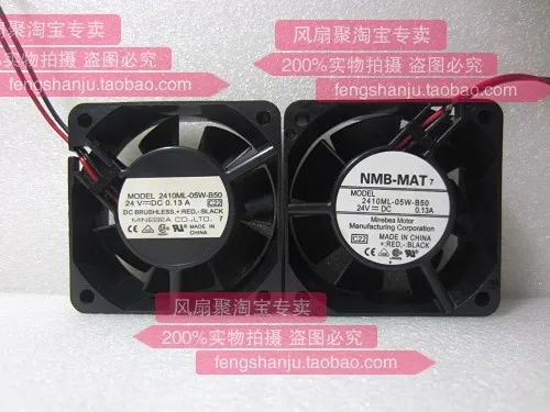 

Brand new original 2410ML-05W-B50 24V 0.13A 6cm 6025 ball cooling fan