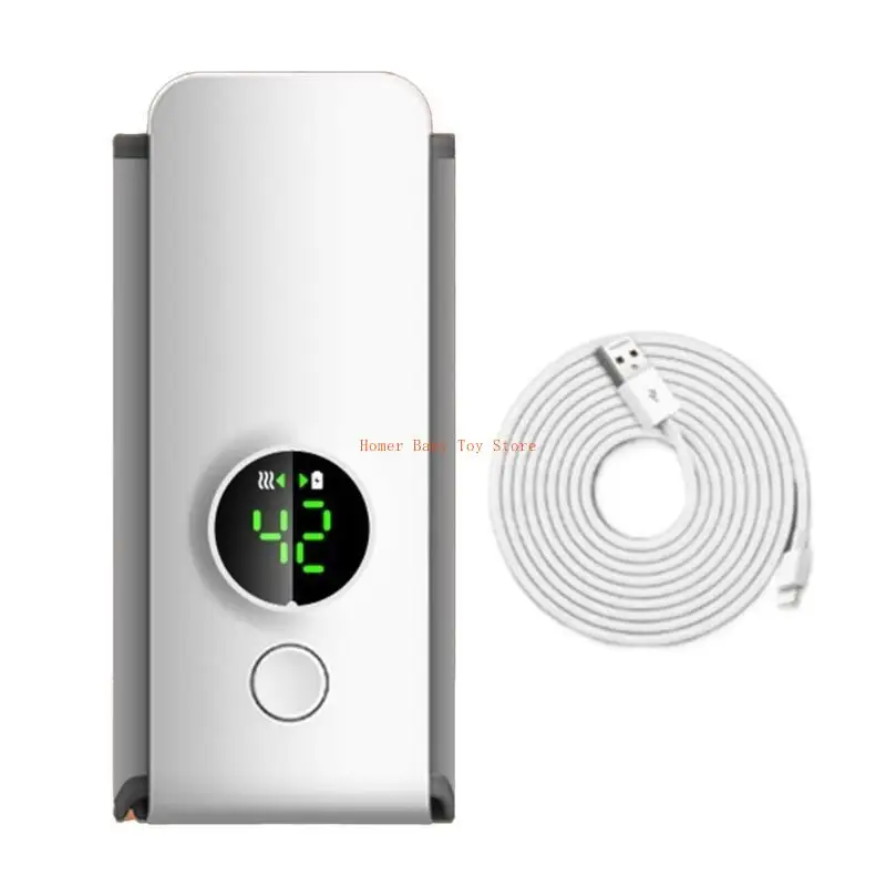 

J0PF Travel Friendly Baby Bottle Warmer Portable Infant Milk Heater Small Cordless Baby Milk Warmer for Travel Feeding