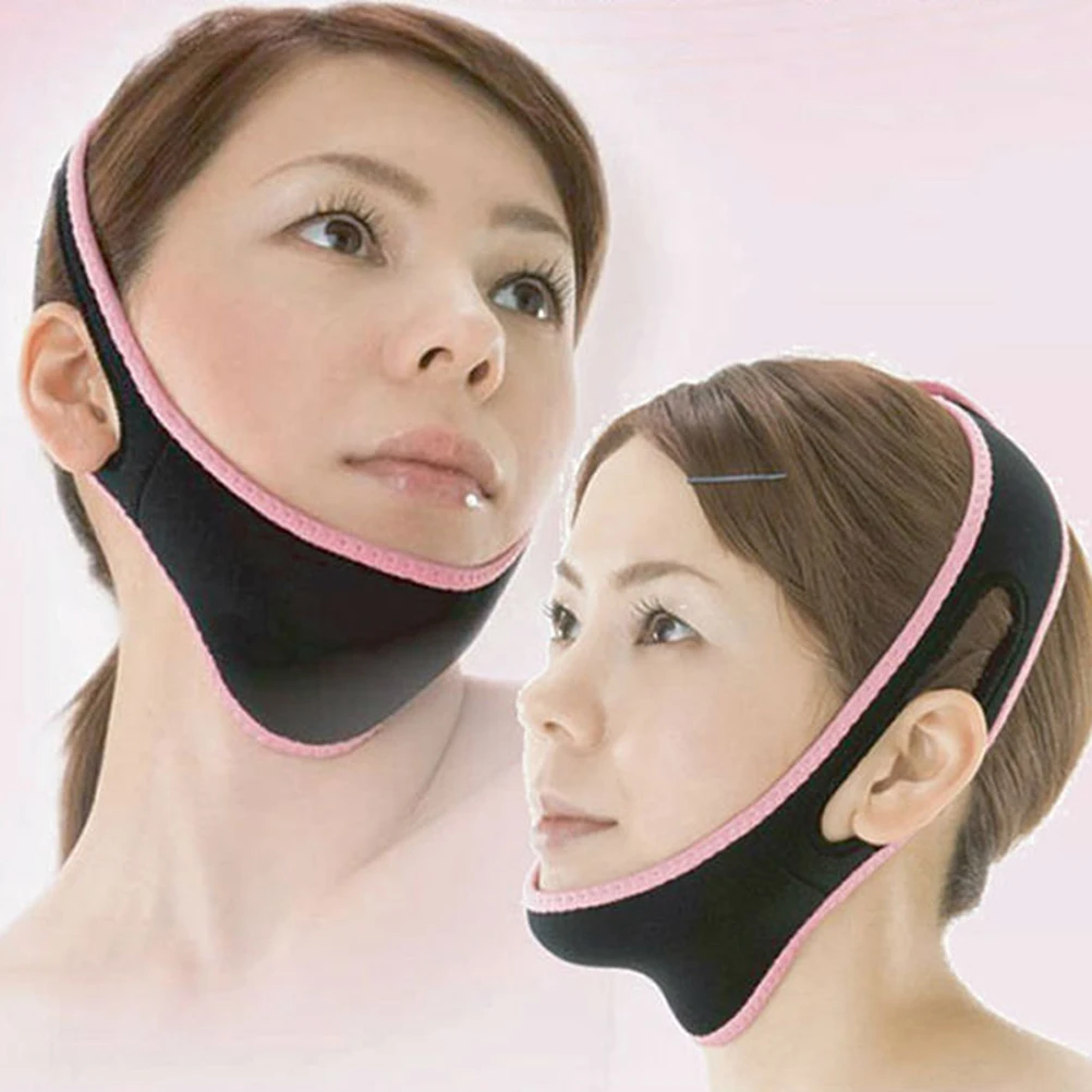 

Adjustable V Face Lifting Strap Elastic Skin Firming Chin Support Comfortable Breathable Facial Skincare Tool Snoring Prevention