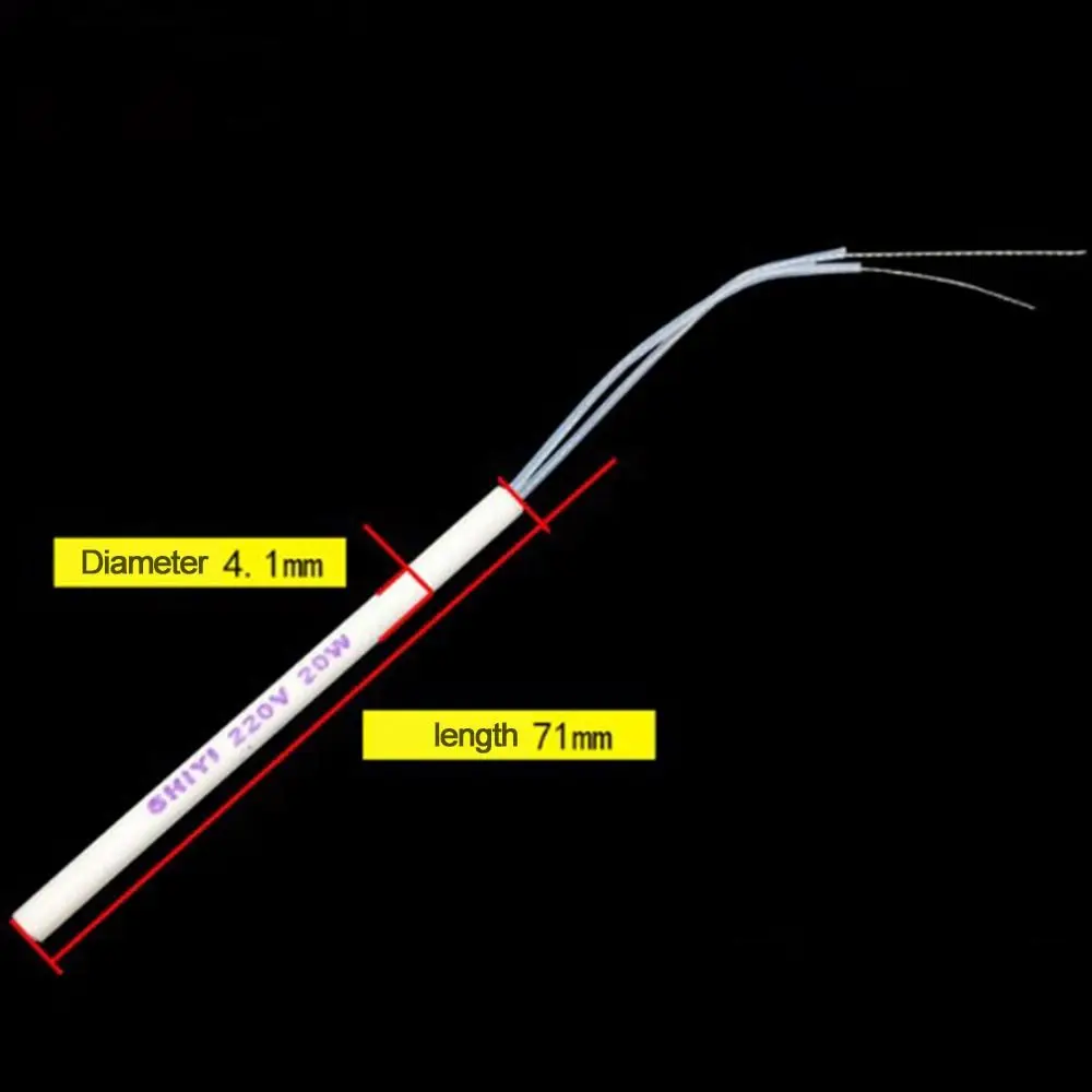 220v 20W/35W/50W/75W Electric Soldering Iron Heating Core Adjustable Temperature Ceramic Internal Heating Element for 908 908S