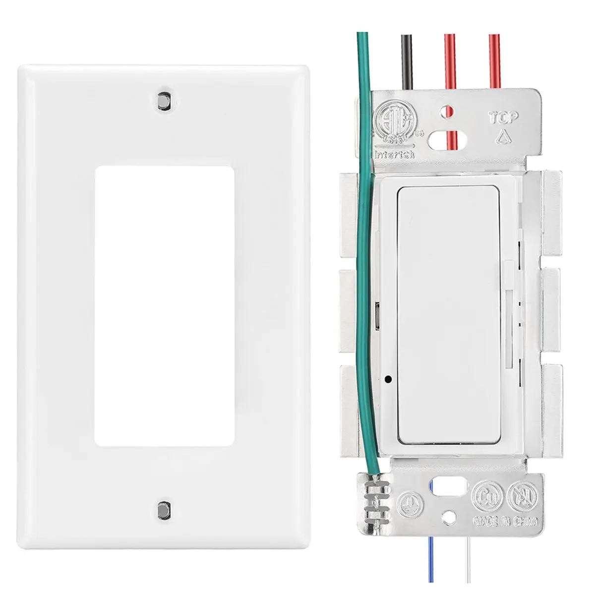 0-10V LED Dimmer Switch for Dimmable LED Lights, CFL, Incandescent Bulbs, Single-Pole or 3-Way