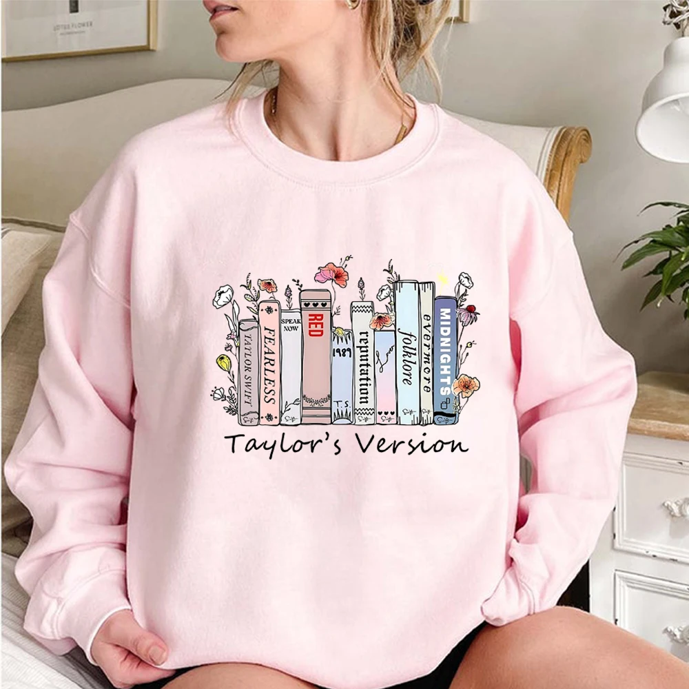 Retro Taylor\'s Version Sweatshirt Eras Tour 2023 Hoodie Music Album Midnights Jumper Taylor Fans Crewneck Sweatshirts