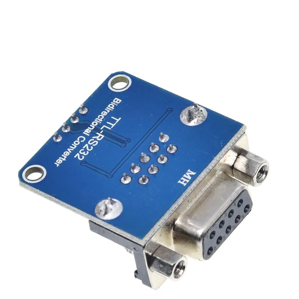 TZT  MAX3232 RS232 to TTL Serial Port Converter Module DB9 Connector MAX232 For Arduino