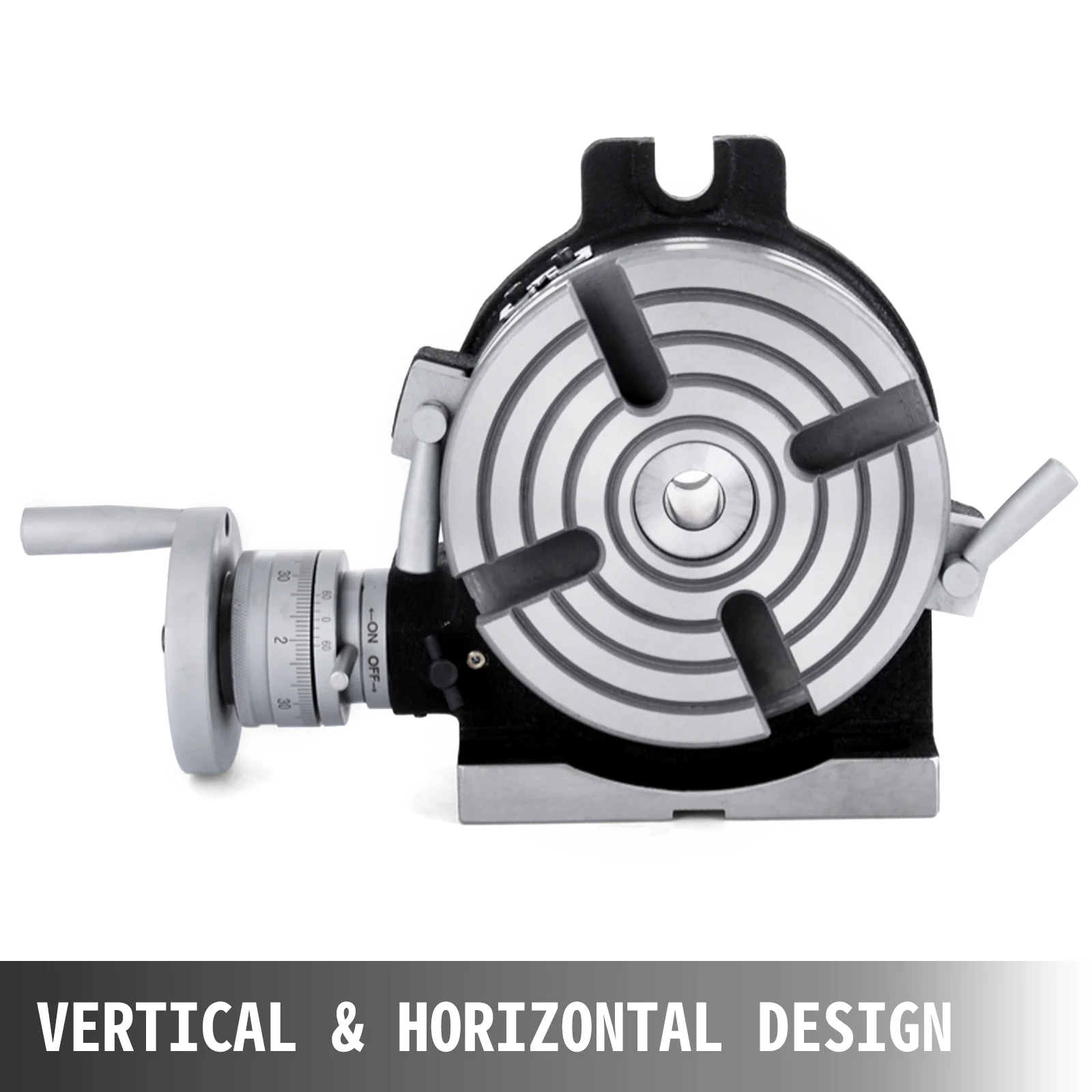 VEVOR tavola rotante per fresatrice verticale e orizzontale 100MM 150MM 200MM HV4 HV6 HV8 tavolo di lavoro 360 ° per foratura indicizzata