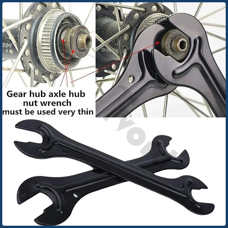 

Bike Hub Cone Spanner Portable Head Open End Axle Wrench Bicycle Repair Tool Accesories 13/14/15/16mm
