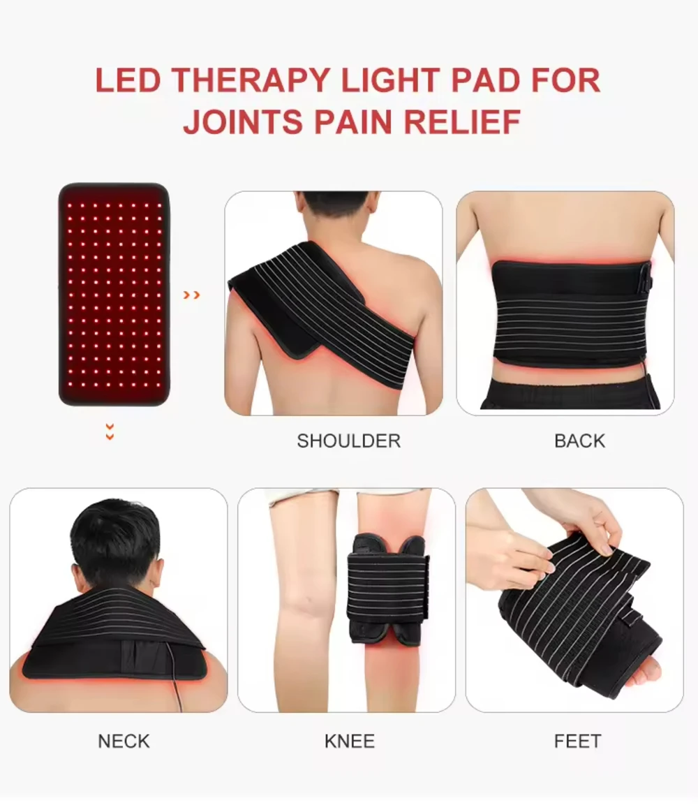 Beauty Led Red Light Therapy Face Belt 470nm Blue Light Acne Skin Treatment infrarossi flessibili