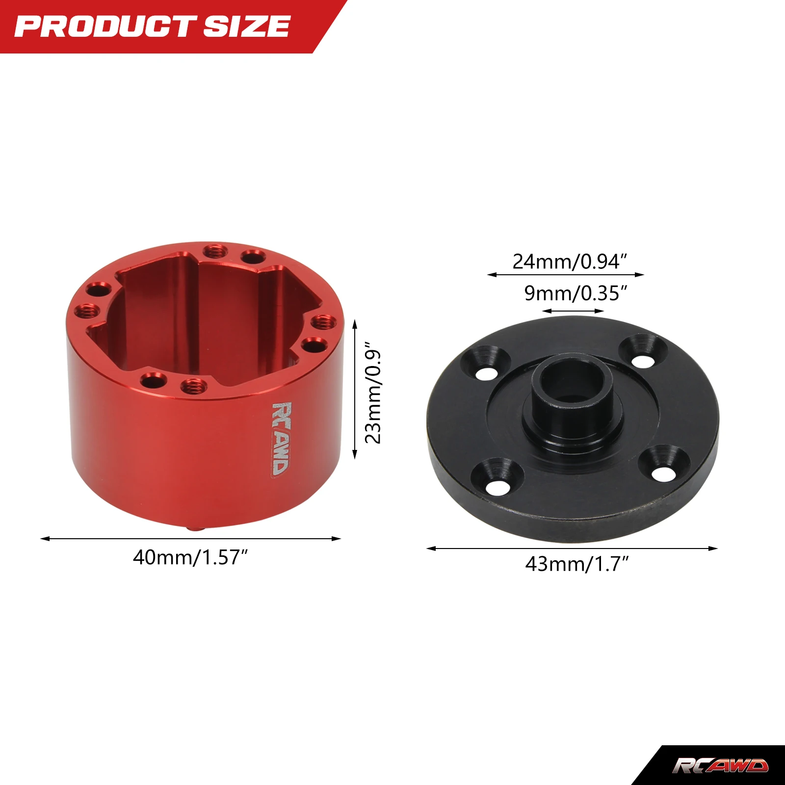 Zestaw metalowych obudów do 1/5 r. Arrma 8S Kraton Outcast BLX hopups części zamienne