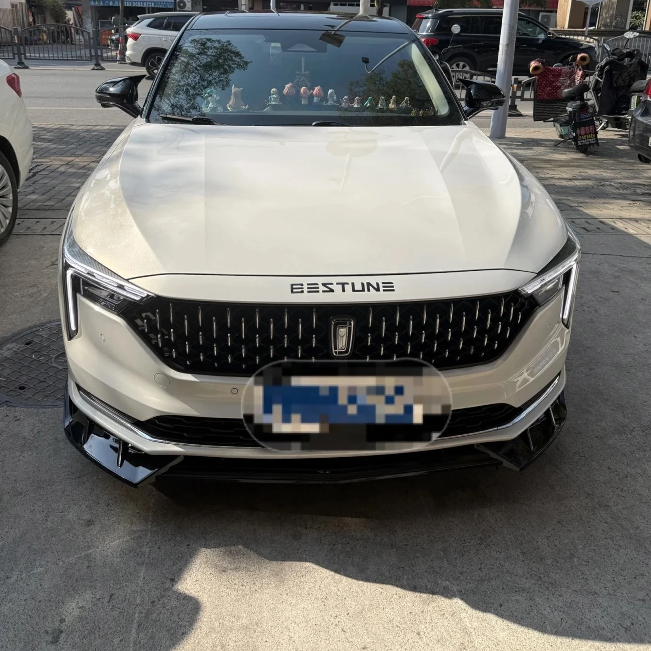 For 2021-2024 Bestune B70 High Quality Front Bumper Split Lip Body Kit Spoiler Sport Style Front Bumper Diffuser Car Accessories