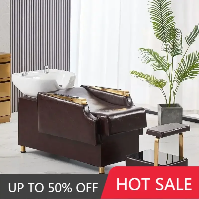 

Shampoo Backwash Units Chairs Beauty Salon Hydraulic Hair Basin Bed Makeup Chair Professional Mobile Chaise Aesthetic Spa