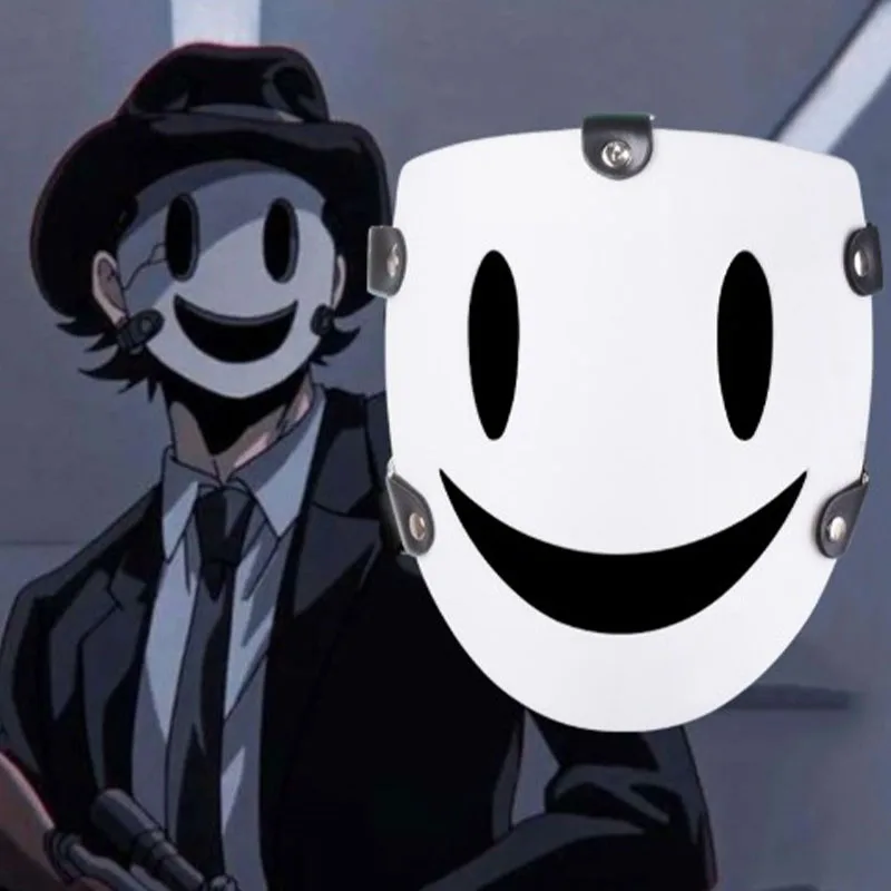 Accessoires de costumes de samouraï japonais-masques blancs pour la fête de carnaval, masque de cosplay de Sniper d'invasion de grande hauteur d'anime Tenkuu Shinpan