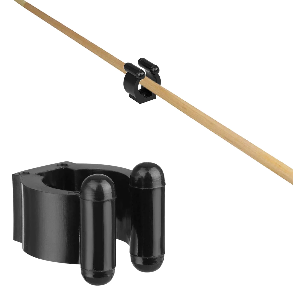 24 Pack Wall Mounted Fishing Rod Storage Clips Clamps Holder Billiard Cue Organizer, Fishing Pole Holder Storage Rack HOT