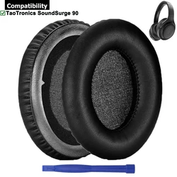 Replacement Earpads Ear Pads Muffs Cushions Kit Repair Parts for TaoTronics TT-BH090 SoundSurge 90 Over Ear Headphones Headsets