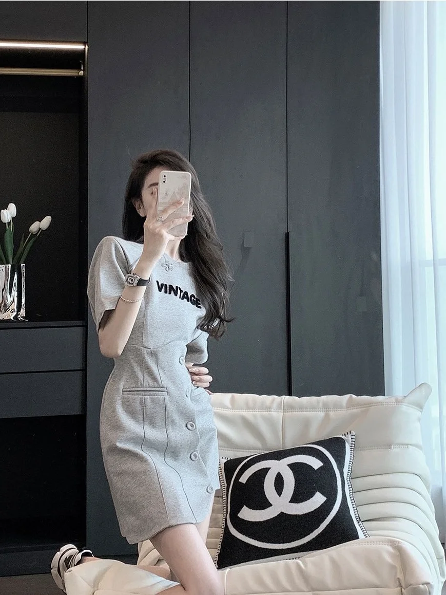 

Женская повседневная летняя юбка трапециевидной формы больших размеров 300, большие размеры 300, корейская юбка Sle ort Sve