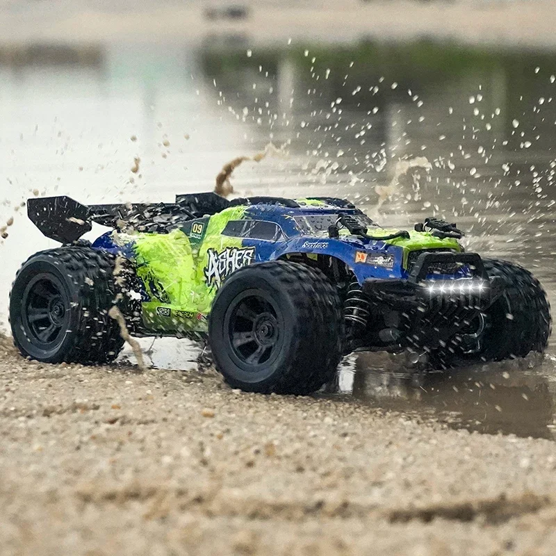 1:18 Rc Monster Truck Car Scy-18101 40km/H Off-Road Car 4wd High-Speed Drift Race With Alloy Chassis Led Light For Kids Adults