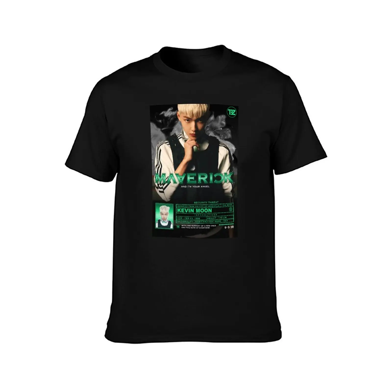 Kevin Moon | Maverick ! [The Boyz] T-Shirt Sweat Resistant Workout Tee Shirt T-Shirt