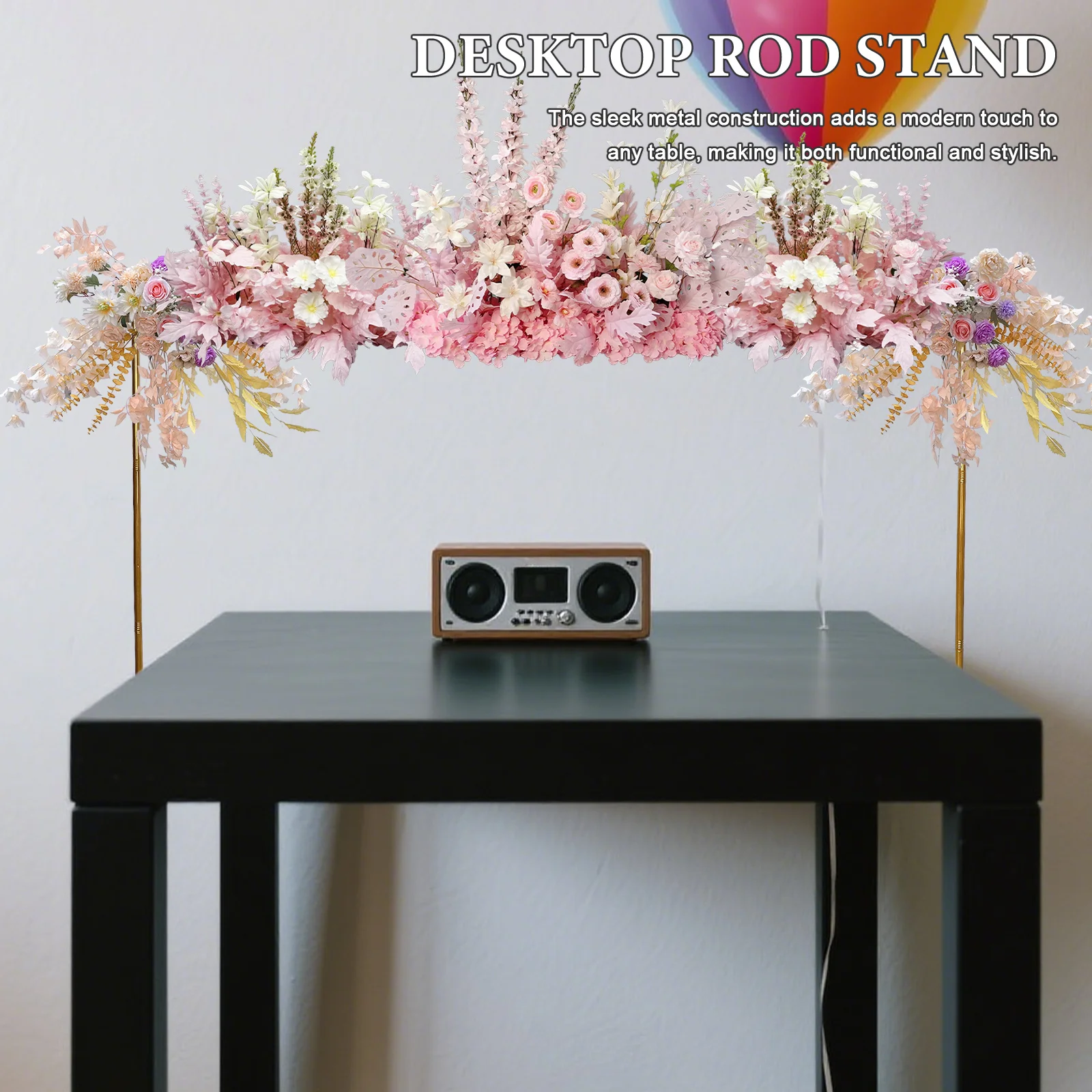 قابل للتعديل الجدول قوس حامل معدني مكتب منظم المشبك التخزين للمنزل مكتب ديكور سطح المكتب المنظم الديكور قوس الوقوف #3