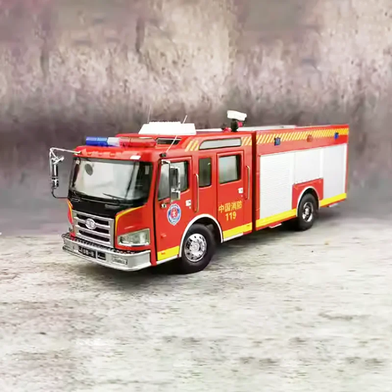 

Литой под давлением масштаб 1:43 сплав Jiefang пожарная машина модель грузовика готовый продукт моделирование коллекция игрушек подарок статический дисплей