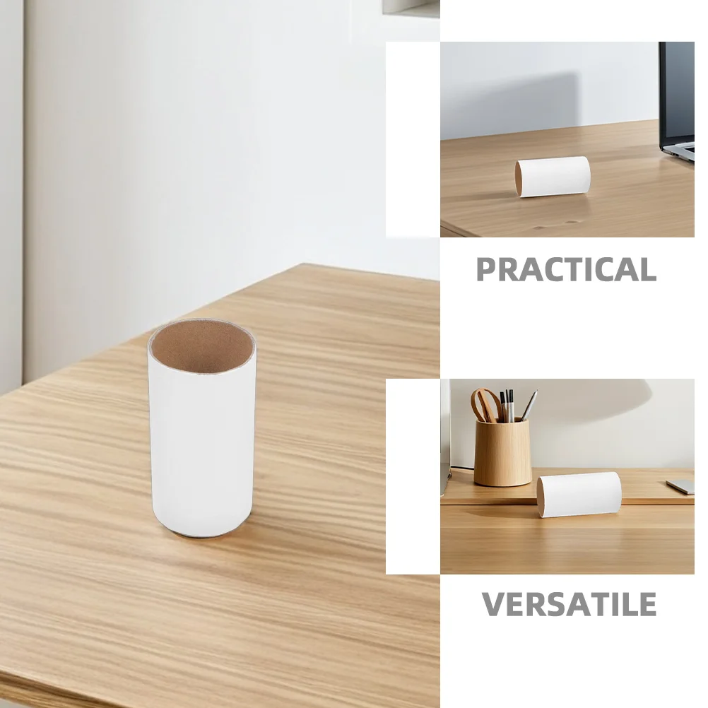 20 Pcs Paper Roll Craft for Kids Toilet Tubes DIY Accessory Cardboard White Child