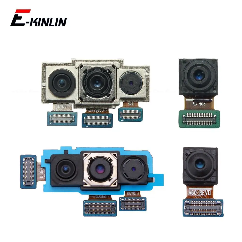 Front Facing Selfie Back Rear Main Camera Small Big Module Ribbon Flex For Samsung Galaxy A30 A40 A50 A60 A70 A80 A90 5G