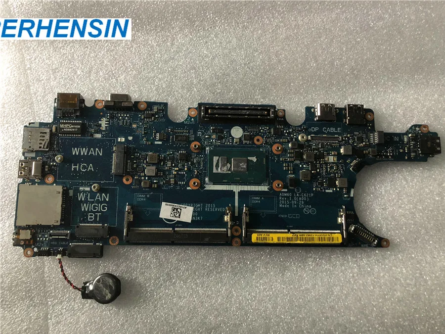  FOR Dell Latitude E5270  Core i5-6300U 2.4GHz CPU Motherboard DV5YH 0DV5YH