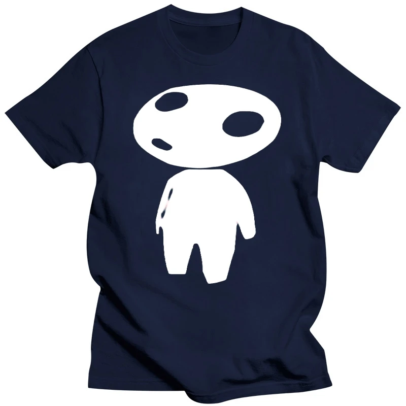 Kodama Japanese Folklore Tree Spirit Mens Loose Fit Cotton T-Shirt Plus Size Clothing Tee Shirt