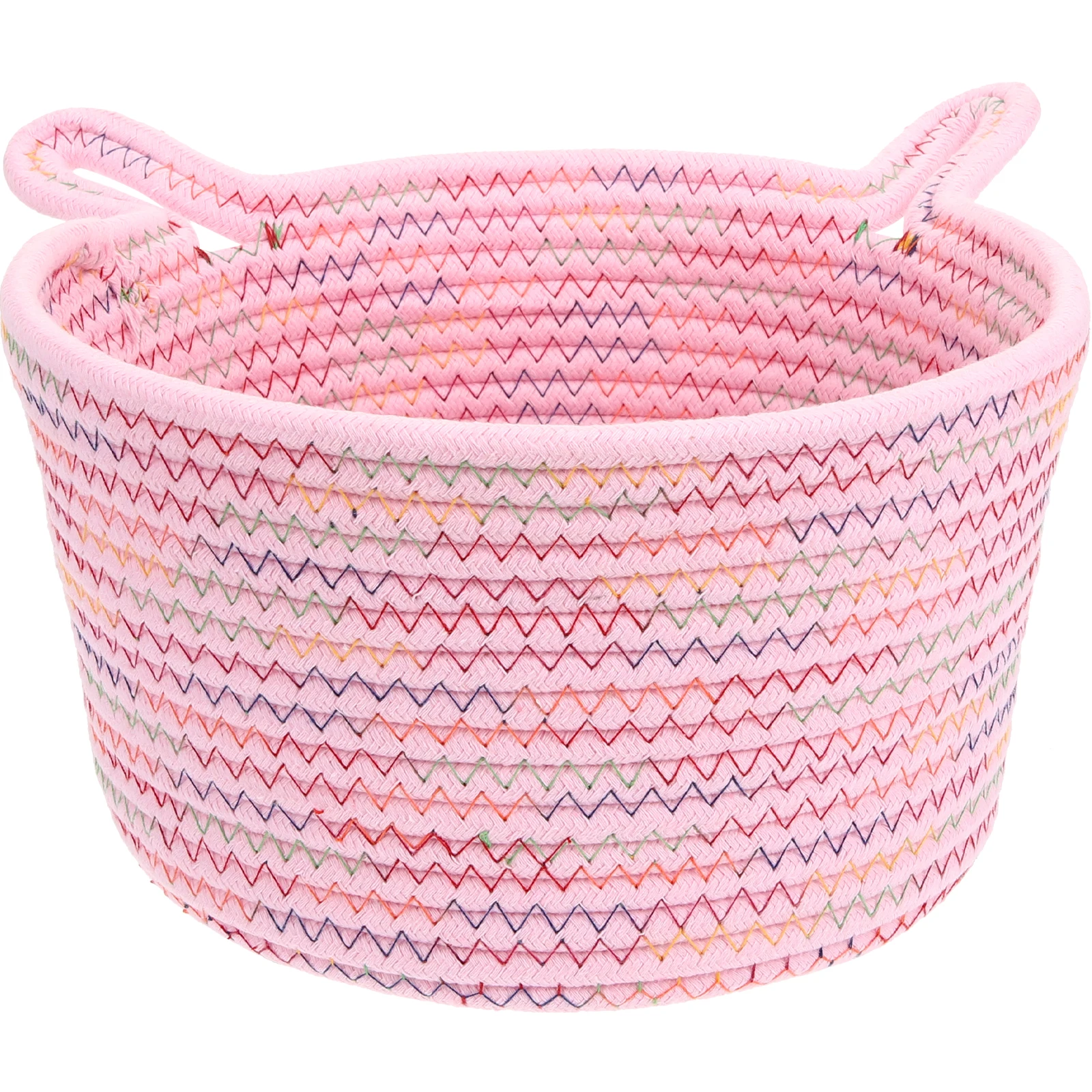 

Cotton Rope Woven for Clothes Towels Rope Small Woven Basket Basket Snacks Books Home Decor ganizer H