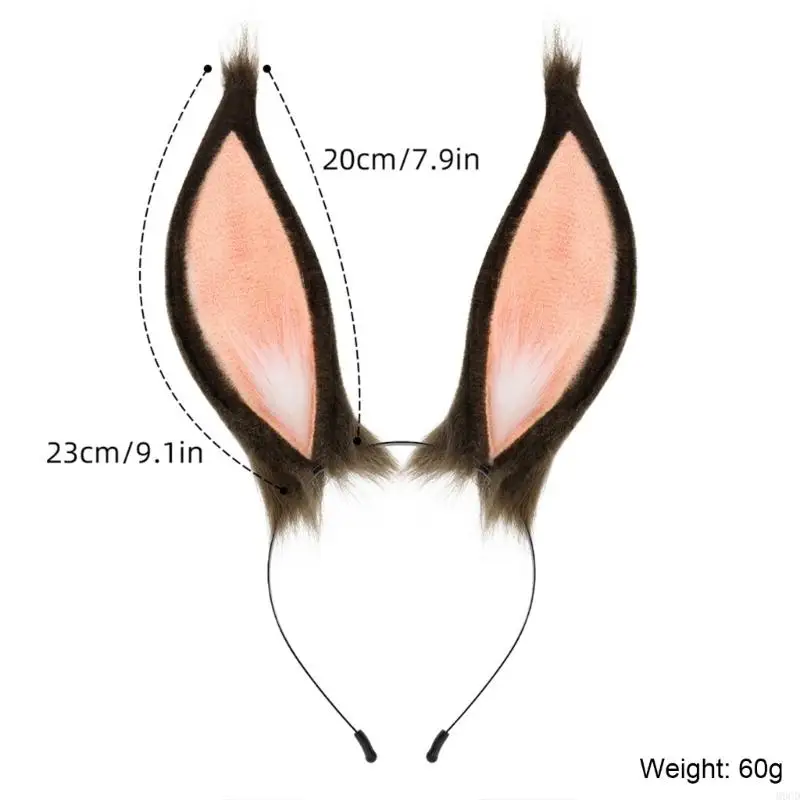 Băng đô trang phục thỏ hoạt hình M6CD để nhập vai và ngày lễ