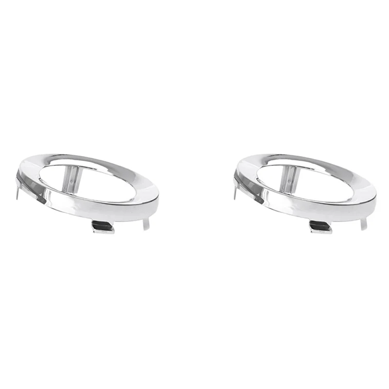 B07A-2Pcs Front Chrome Fog Light Lamp Cover Cap Trim Ring 57731SC000 57731 SC000 For Subaru Forester 2009 -2013