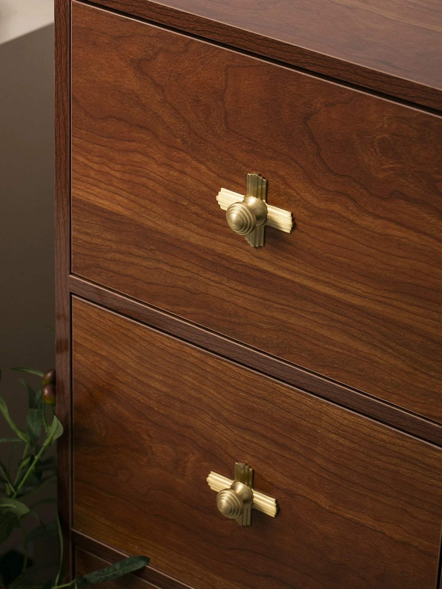 Furniture French Solid Brass Kitchen Drawer Handles Bedroom Wardrobe door handles Brass matte Pulls Single Hole Handle And knobs