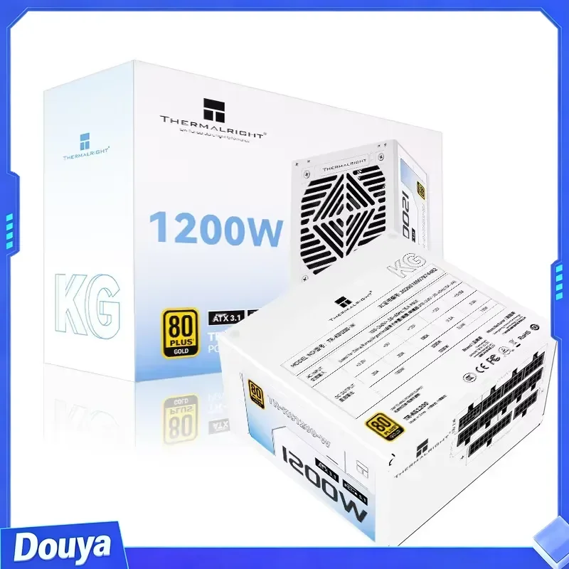 Thermalright TR-KG1200-W 1200W 80 PLUS Gold Certified Fully Modular ATX 3.1 PC Power Supply Computer for Gaming PC Case