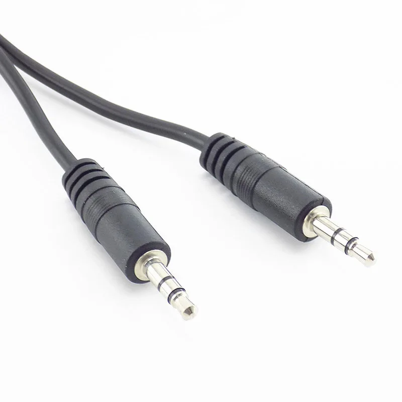 Cable de extensión de 0,5 m/1m, conector auxiliar macho de 3,5mm a 3,5mm, conectores de Cable de Audio auxiliar, auriculares para reproductor de música