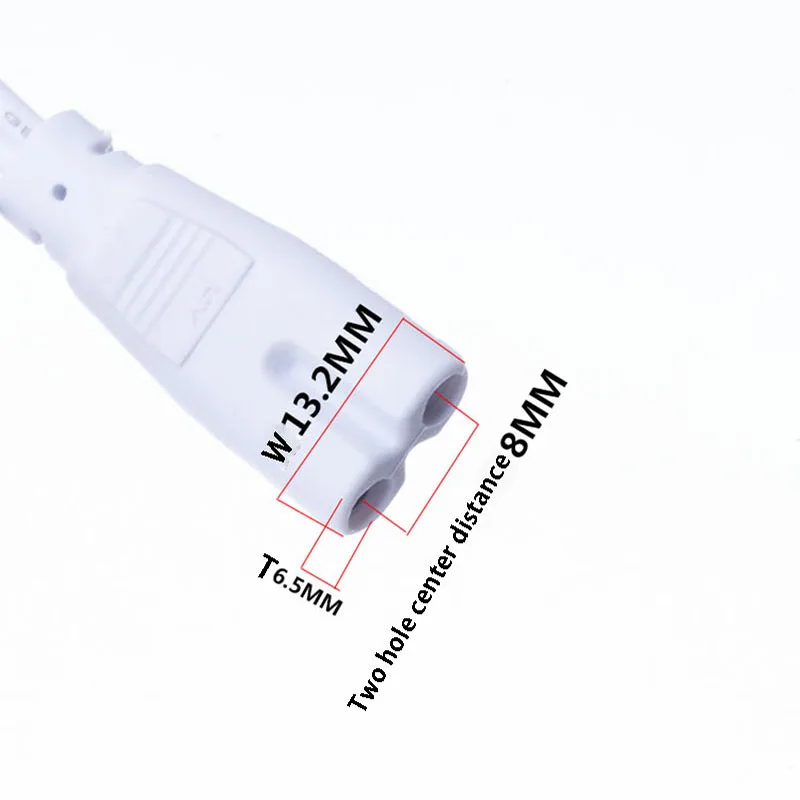 T4 T5 سلك موصل T8 أنبوبة ليد كابل محول القابس ل قوس مصباح 2 ثقب اتصال سلك مزدوج برأس سلك تطويل كهربائي سلك كهرباء كابل كهرباء طويل توصيله توصيله الطاقة توصيله كيبل الطاقه الكهرباء كيبل الطاقه الكهرباء توصيلة باور توصيل