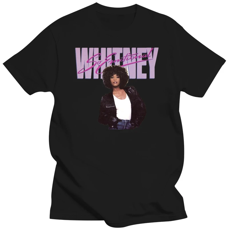 

Whitney Houston Men'S T-Shirt Natural Street Tee Shirt