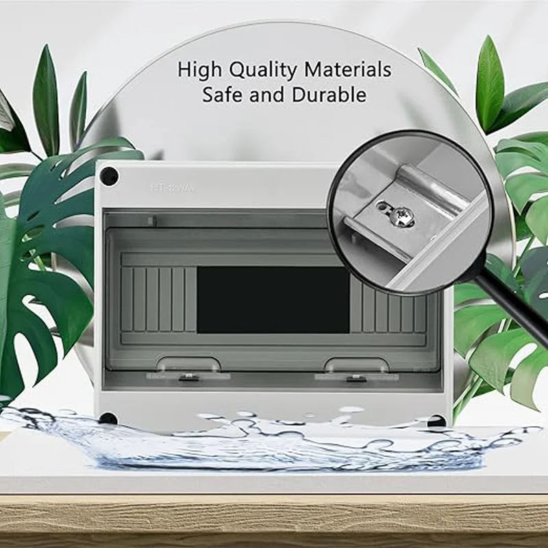 HT Series IP65 Mcb Breaker Box Distribution Protection Box Supply Electronic Din Rail Enclosure for Circuit Breaker on The Wall