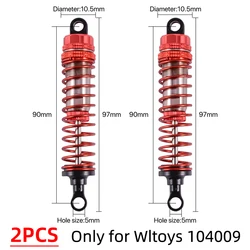 Wltoys 104009 Original RC Shocks Absorber Damper 1972 Aluminium Alloy 1/10 Scale Truck Off-Road Racing Buggy Shocks RC Car Parts