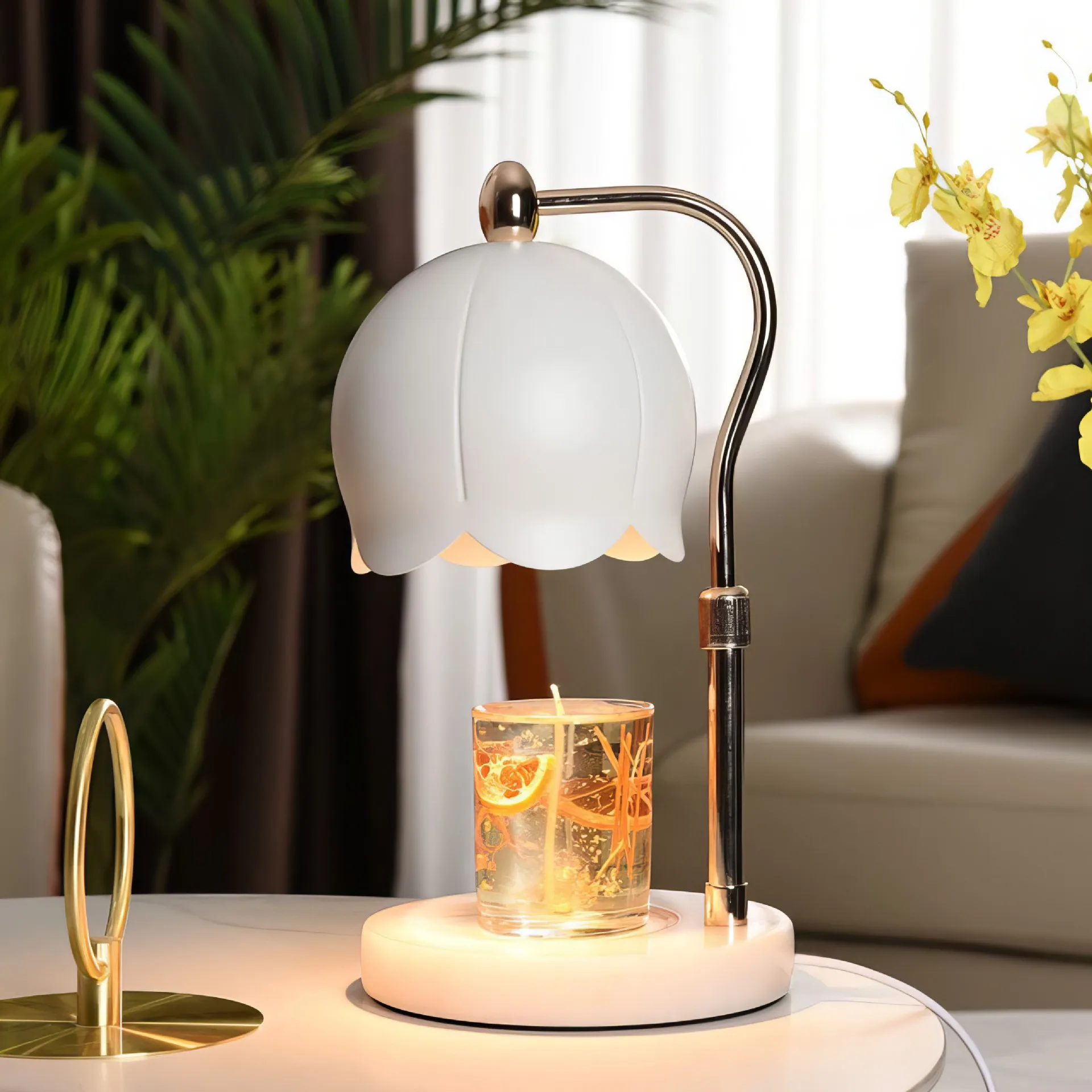 metal-minimalist-smart-wax-warmer-lamp-with-lily-of-valley-aroma-modern-ambient-lighting-timer-dimmable-bedroom-bedside-light