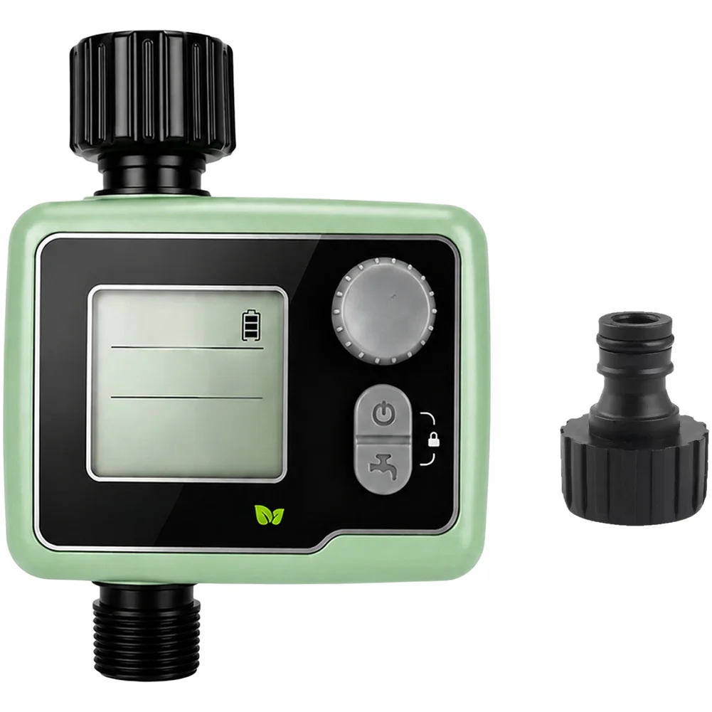 Smart Faucet Water Timer Controller for Automated Outdoor Irrigation with Weather Resistant Design and Easy Install