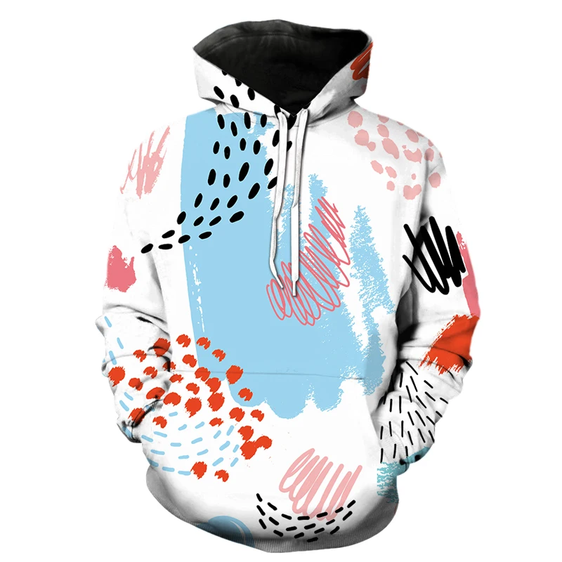 

2021 Hot Sale Hoodie Abstract graffiti art painting Hoodie Fashion Casual Hoodie Street Hoodie Pullover European Size XXS-7XL